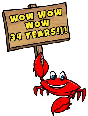 crab beach sign 2023