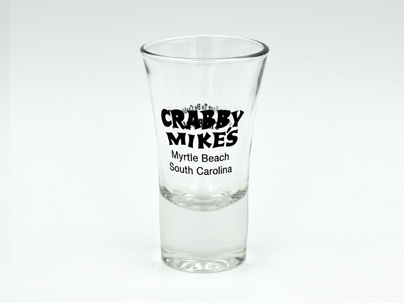 2.5 oz Crabby Mike Shot Glass 